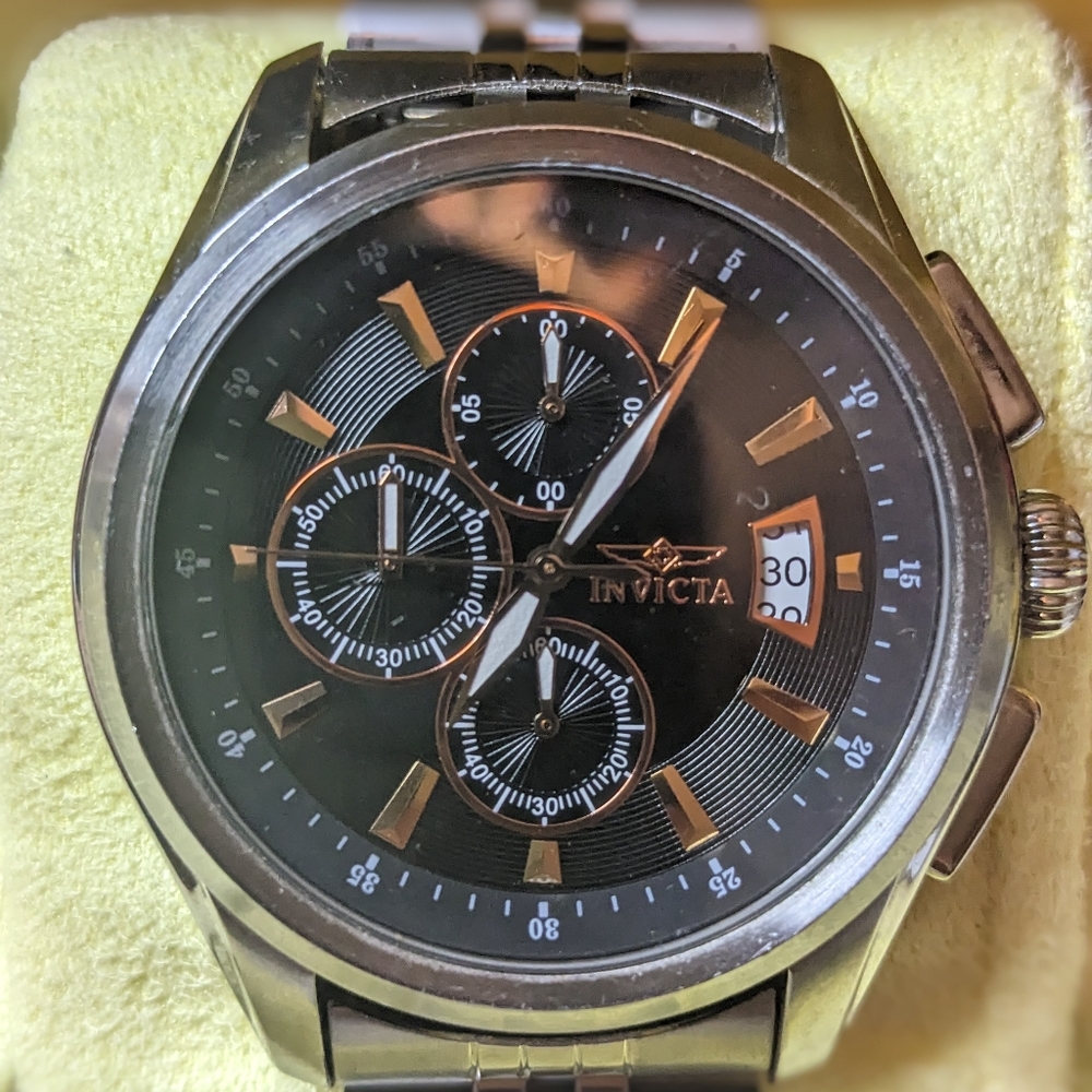 Invicta Specialty 1483 Stainless Steel Chronograph Watch.